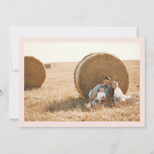 水の色ウェスタンクリスマスカウボーイクリスマスカード 招待状 (裏面)