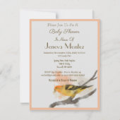 水の色ウエスタンタナガーイエローバードブランチ シーズンカード (正面)