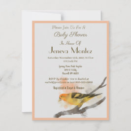 水の色ウエスタンタナガーイエローバードブランチ シーズンカード