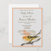 水の色ウエスタンタナガーイエローバードブランチ シーズンカード (正面/裏面)