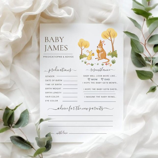 水の色ウッドランドカンガルーベビー予測ゲーム (クリエイターアップロード済み)