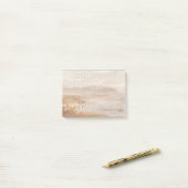 水の色ウミガメ海海の動物自然アート ポストイット (デスク上)