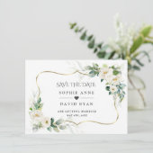 水の色エアリーグリーナリーホワイトフローラ結婚ズ セーブザデート (スタンド正面)