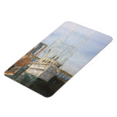 水の色エビのボート沿岸魚釣り"海海 マグネット (左側)