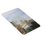 水の色エビのボート沿岸魚釣り"海海 マグネット (右側)