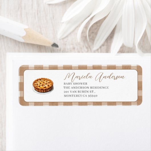 水の色エレガントかわいこちゃんパイは途中のベビーs ラベル (インサイチュ)