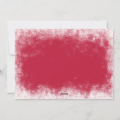 水の色エレガントの果実メリークリスマスフォト シーズンカード (裏面)