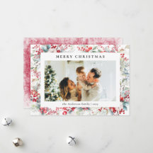 水の色エレガントの果実メリークリスマスフォト