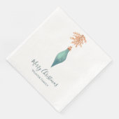 水の色エレガントターコイズクリスマスボーブル (コーナー)