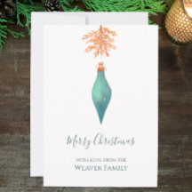 水の色エレガントターコイズクリスマスボーブル