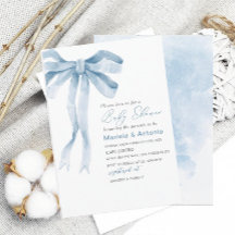 水の色エレガントブルーボウボーイボーイベビーシャワー