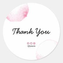 水の色エレガントミニマリストパステルピンクブラシ