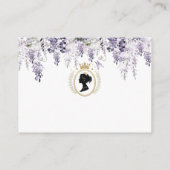 水の色エレガントヴィンテージブリガートン藤の流れ エンクロージャーカード