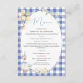 水の色エレガント一つ間抜けのガチョウの赤ちゃん エンクロージャーカード (正面)