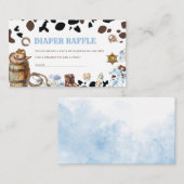 水の色エレガント小さなカウボーイRodeoカントリーバ エンクロージャーカード (正面/裏面)