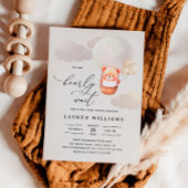 水の色エレガント我々は赤ちゃんシャワーを待つことができる 招待状