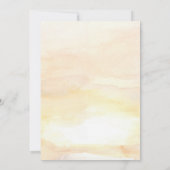 水の色エレガント教会イースターサンライズサービス 招待状 (裏面)