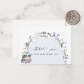 水の色エレガント新しいキャッパー開始ベビーシャワー ノートカード (正面/裏面インサイチュ)