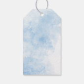 水の色エレガント新しい章を開始ベビーShowe ギフトタグ (裏面)