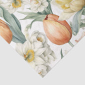 水の色エレガント春の花チューリップダッフォジル 薄葉紙 (詳細)