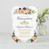 水の色エレガント混合フローラブルーキンセアニェラ 招待状 (スタンド正面)