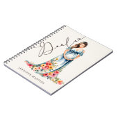 水の色エレガント誕生&ポストパルタムドゥラ ノートブック (左側)