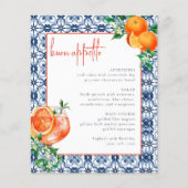 水の色オイタリアンレンジアペロルスピリッツイベントメニュー (正面)