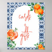 水の色オレンジアペロルSpritzカード&ギフト ポスター (正面)