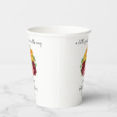 水の色オレンジカボチャの赤ちゃんシャワー 紙コップ (右)