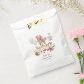 水の色オ鹿の赤ちゃんシャワー フェイバーバッグ (封をした状態)