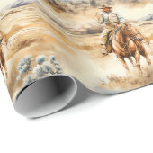 水の色カウボーイはるか西 –  ラッピングペーパー (ロールコーナー)