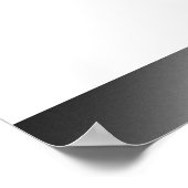 水の色カナダの白黒の写真 ポスター (角)