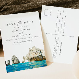 水の色カボサンルーカスメキシコビーチトロピカル ポストカード