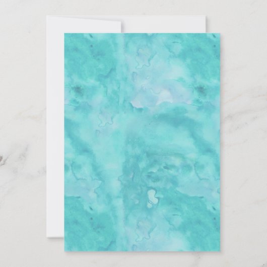 水の色カボチャ到着秋男の子の赤ちゃんシャワー 招待状 (裏面)