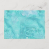 水の色カボチャ男の子のシャワーを持って本をもたらす エンクロージャーカード (裏面)