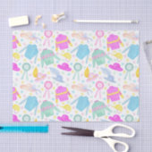 水の色カラフルダービージェリーズ&ハット 薄葉紙 (クラフト)