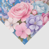 水の色カラフルフローラウミガメのデカップージ 薄葉紙 (詳細)