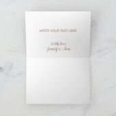 水の色カラフル名前を追加文字編集可能 カード (内部)