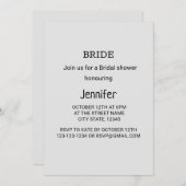 水の色カラフル名前を追加文字編集可能 招待状 (正面/裏面)