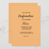 水の色カラフル名前を追加文字編集可能 招待状 (正面/裏面)