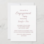 水の色カラフル名前を追加文字編集可能 招待状 (正面)