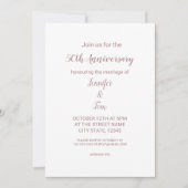 水の色カラフル名前を追加文字編集可能 招待状 (正面)