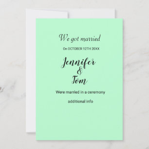 水の色カラフル名前を追加文字編集可能 招待状