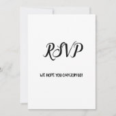 水の色カラフル名前を追加文字編集可能 招待状 (正面)