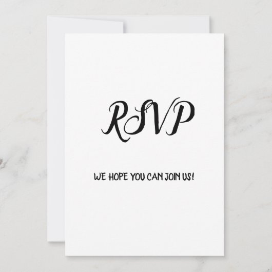 水の色カラフル名前を追加文字編集可能 招待状 (正面)