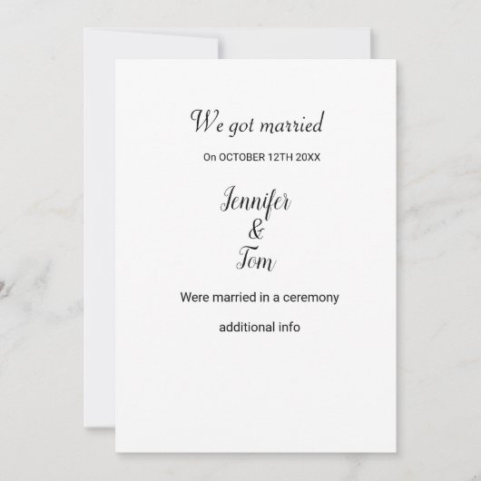 水の色カラフル名前を追加文字編集可能 招待状 (正面)