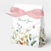 水の色カラフル花模様テント優先ボックス フェイバーボックス (正面サイド)