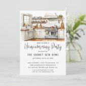 水の色カントリーキッチン 招待状 (スタンド正面)