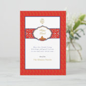 水の色ガネーシュとディヤディワリの挨拶 シーズンカード (スタンド正面)