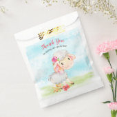 水の色ガールシープファームありがとう フェイバーバッグ (封をした状態)